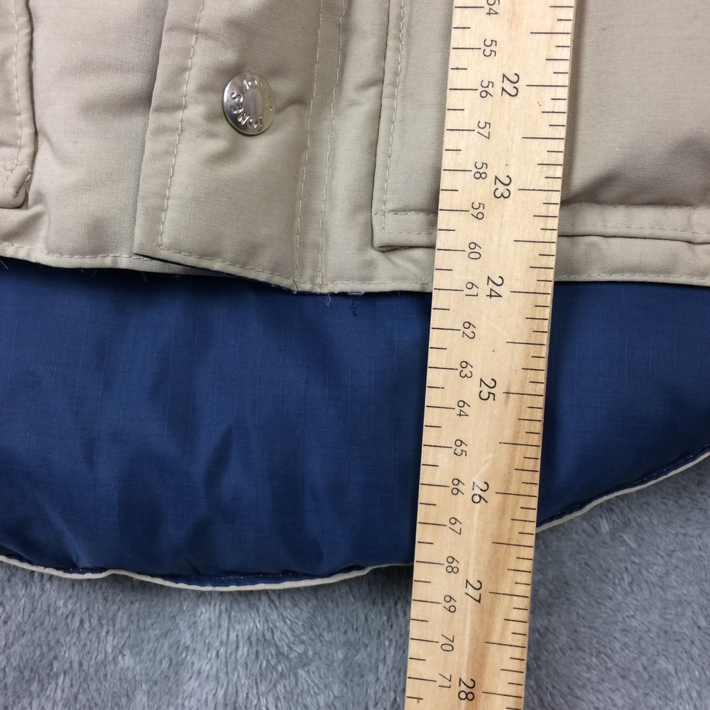 Pioneer Sportswear Down Vest Mens Small Puffer Beige Hiking Outdoors Vtg Canada - Picture 9 of 16